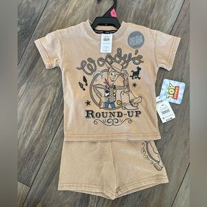 Toy Story Woody Round-Up Kids 2 pieces set NWT size 18 months